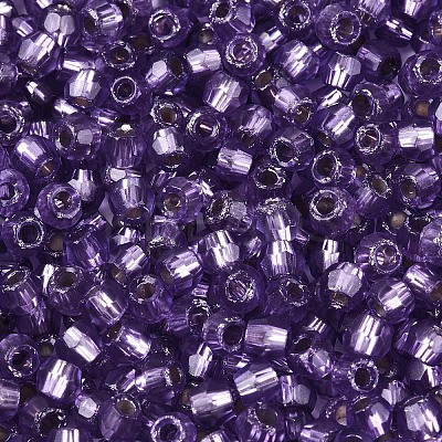 Silver Lined Glass Seed Beads SEED-T007-18A-09-1