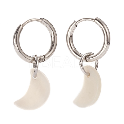 304 Stainless Steel Huggie Hoop Earrings EJEW-JE04404-02-1