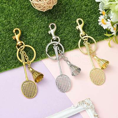 3Pcs 3 Colors Alloy Keychian KEYC-CJ0001-12-1