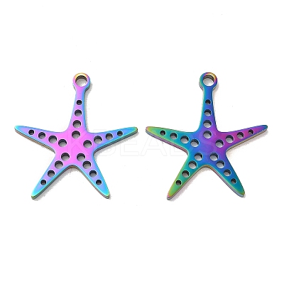 Ion Plating(IP) 304 Stainless Steel Pendants STAS-L020-021RC-1