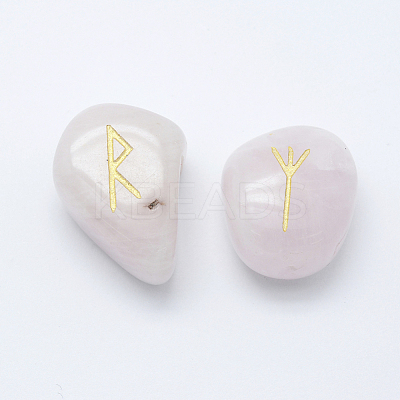 Natural Rose Quartz Beads G-P351-04-1