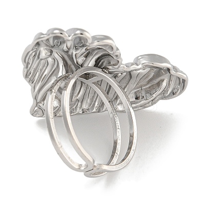 304 Stainless Steel Ring for Women RJEW-U014-07P-1