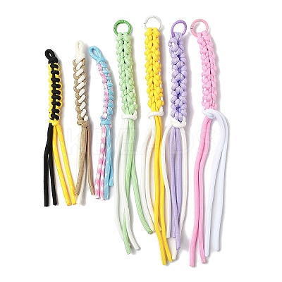 Braided Nylon Cord Pendant Decorations FIND-H054-15-1