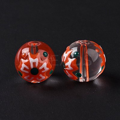Transparent Glass Beads LAMP-B021-03A-02-1
