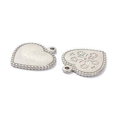 Tarnish Resistant 304 Stainless Steel Pendants Rhinestone Settings STAS-K216-06P-1