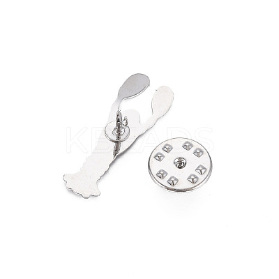 Cute Shrimp Enamel Pin JEWB-S012-003P-NF-1