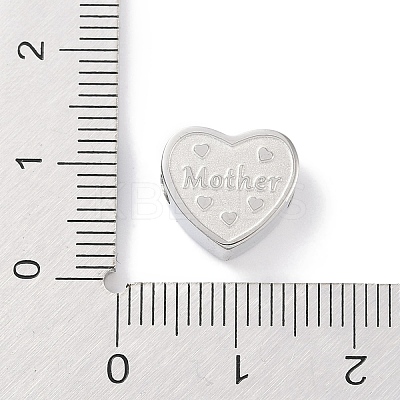 Tarnish Resistant 304 Stainless Steel European Beads STAS-K286-04K-P-1