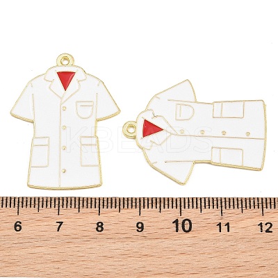 Medical Theme Alloy Enamel Pendants AL-CBA2919-03G-12C-1