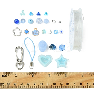 Ocean Color DIY Mobile Phone Strap Making Kit DIY-FS0006-56-1