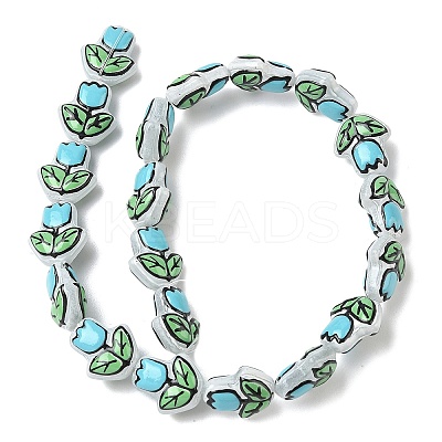 Transparent Glass Enamel Beads LAMP-C023-01A-1