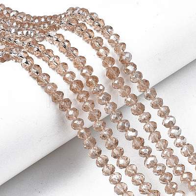 Electroplate Glass Beads Strands LS-EGLA-A034-T3mm-B24-1