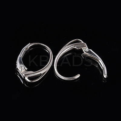 Sterling Silver Leverback Hoop Earring Findings X-STER-M104-02S-1