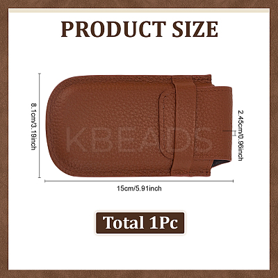 1Pc Leather Single Watch Gift Envelope Bags ABAG-ME0001-06-1