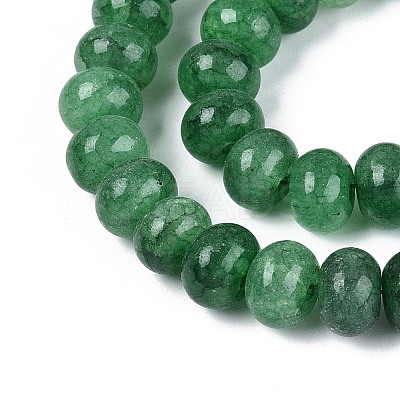 Baking Paint Crackle Glass Beads Strands DGLA-N020-01A-06-1