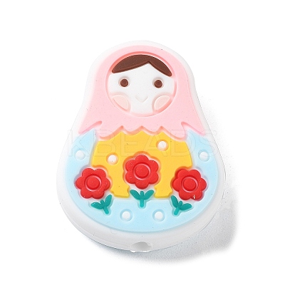 Doll Food Grade Silicone Focal Beads SIL-G008-01D-01-1