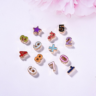 Alloy Enamel Beads ENAM-R055-03-RS-1