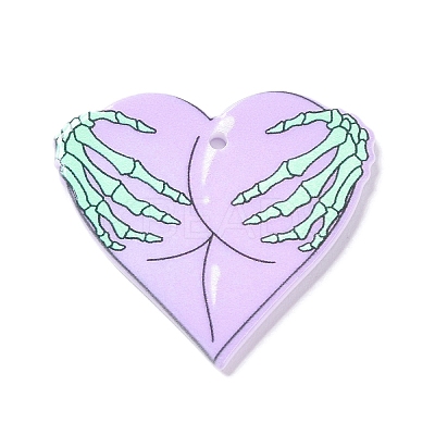 Printed Acrylic Pendants LS-MACR-C016-04B-1