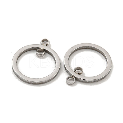 Non-Tarnish 304 Stainless Steel Connector Charms STAS-P356-11P-1