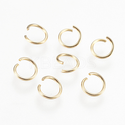 304 Stainless Steel Open Jump Rings STAS-P212-19G-09-1