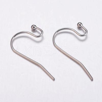 Tarnish Resistant 304 Stainless Steel Earring Hooks STAS-K146-032-11mm-1