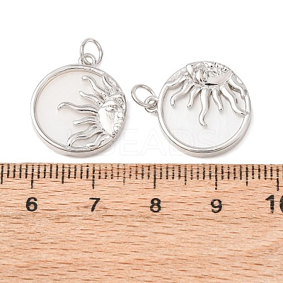 Natural Shell Pendants KK-L188-38P-1-1