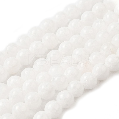 Natural Malaysia Jade Bead Strands G-M101-6mm-10-1
