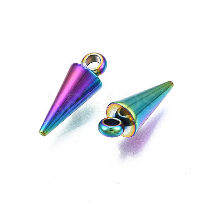 Ion Plating(IP) 201 Stainless Steel Charms STAS-S119-110-1