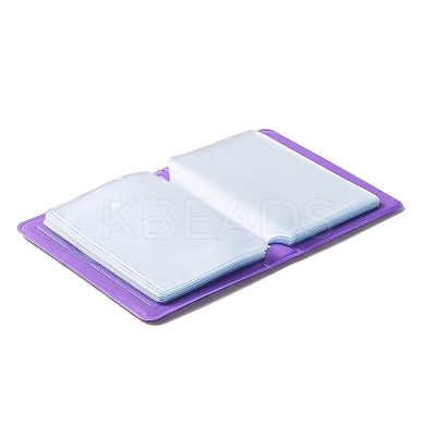 3 Inch PVC Mini Photo Album with Heart Window AJEW-WH0324-86A-1