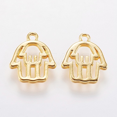 Brass Charms KK-I613-10G-1