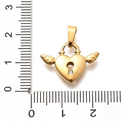 304 Stainless Steel Pendants STAS-B079-02G-06-1