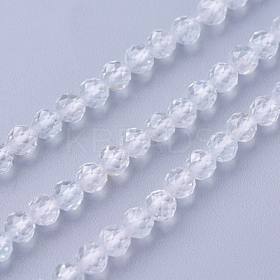 Natural White Topaz Beads Strands G-F619-28-3mm-1