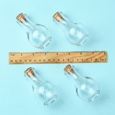 Ocean Beach Theme Glass & Shell Beads Wish Bottle DIY Making Kits DIY-FS0007-57-1