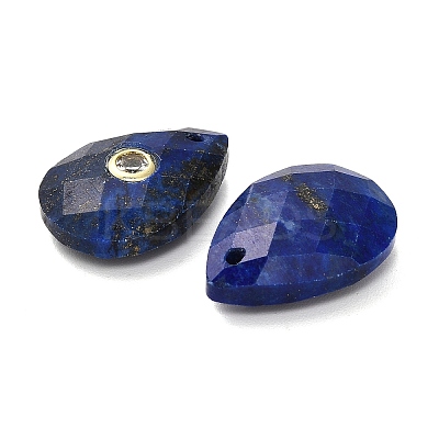 Dyed Natural Lapis Lazuli Pendants G-K371-03G-1
