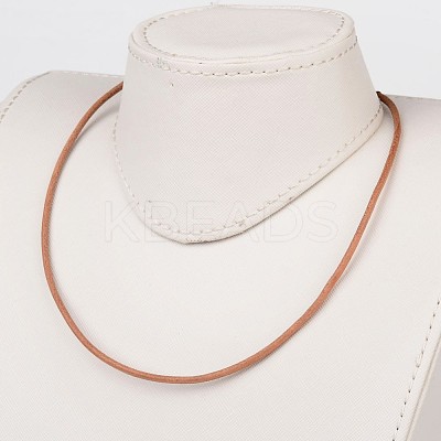 Leather Cord Necklace Making X-NJEW-JN01560-1