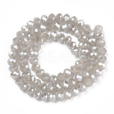 Electroplate Glass Beads Strands LS-EGLA-A034-J8mm-A15-1