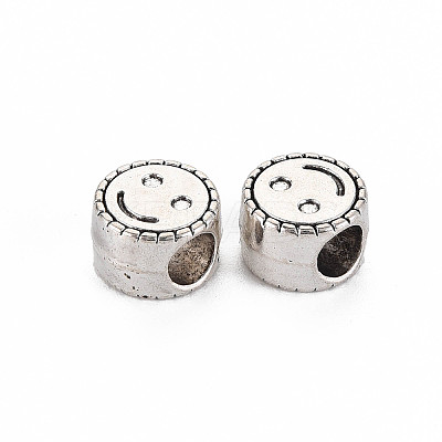 Tibetan Style Alloy European Beads TIBEB-N005-051-1