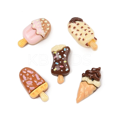Opaque Resin Cabochons CRES-M037-04E-1