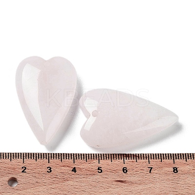 Natural Rose Quartz Pendants X-G-D087-02A-1