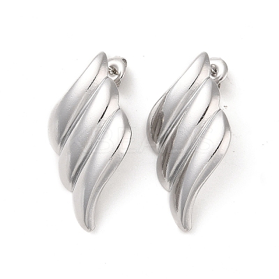 Non-Tarnish 304 Stainless Steel Stud Earrings for Women EJEW-L272-012P-1