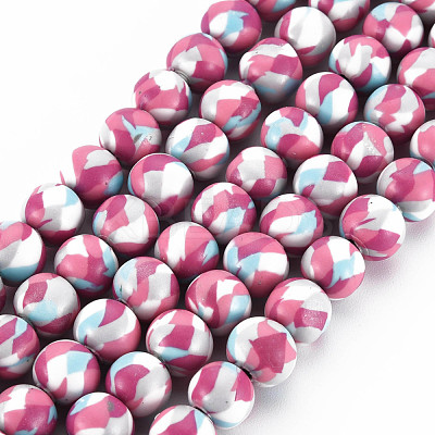 Handmade Polymer Clay Beads Strands CLAY-N008-054-05-1