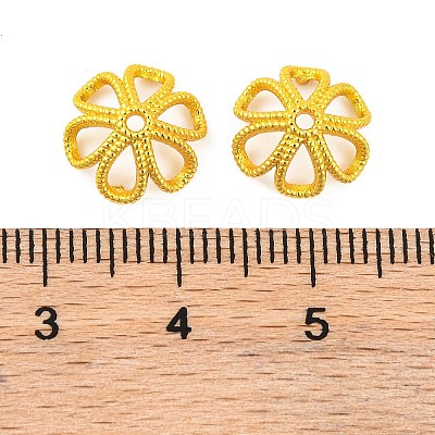 Brass Bead Caps KK-G502-04G-1
