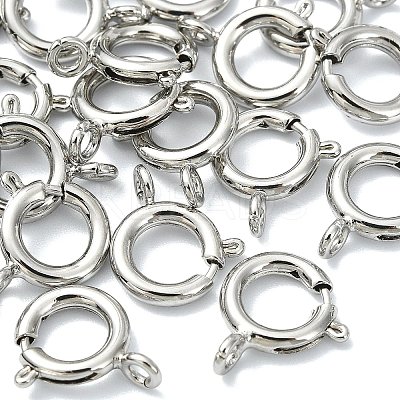 SHEGRACE Brass Spring Ring Clasps XGRPCN135-222P-1