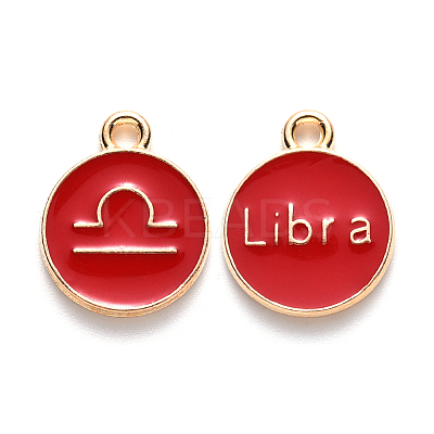 Alloy Enamel Pendants LS-ENAM-S124-01B-07K-1