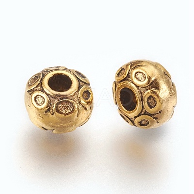 Tibetan Silver Spacer Beads GLF0713Y-1