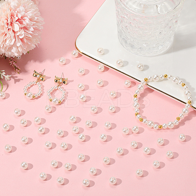 Imitation Pearl Acrylic Beads PEAR-LT0001-02D-1