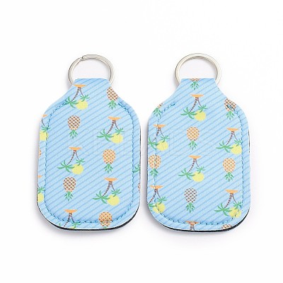 Hand Sanitizer Keychain Holder LS-DIY-WH0166-62H-1