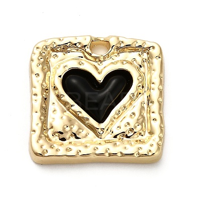 Alloy Enamel Pendants FIND-A051-09A-01G-1