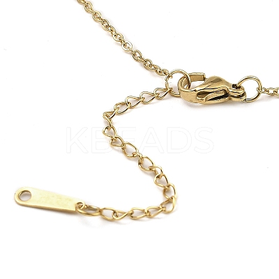 Butterfly Glass Pendant Necklaces NJEW-E105-06KCG-01-1