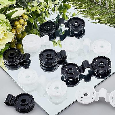 40Pcs 2 Colors Shade Cloth Plastic Clips KY-CA0001-26-1