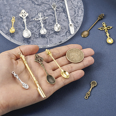 26Pcs 13 Style Zinc Alloy Pendants FIND-TA0002-53-1